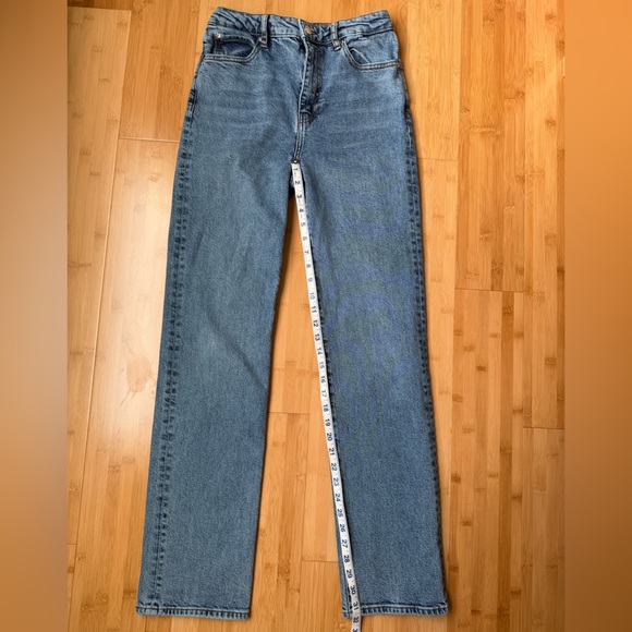 Frame Denim Ruler High Rise Slim Leg Jeans - Picture 3 of 5